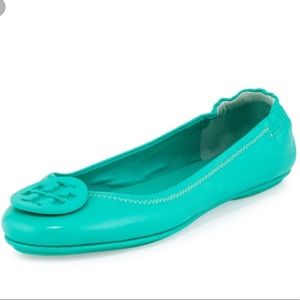 Tory Butch Minnie Travel Ballet Flat Biscayne